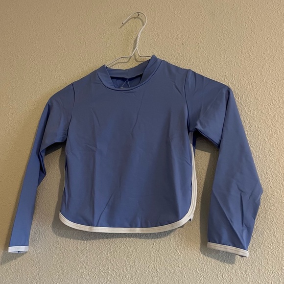 NWT L*SPACE Swim Kids SOOKI RASHGUARD Long Sleeve Swim Top Size 6 - Picture 2 of 7